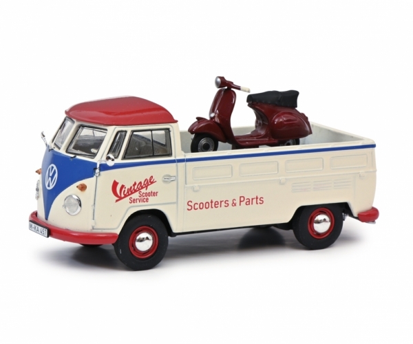 Schuco 450358400 – 1:43 VW T1b Scooter & Parts